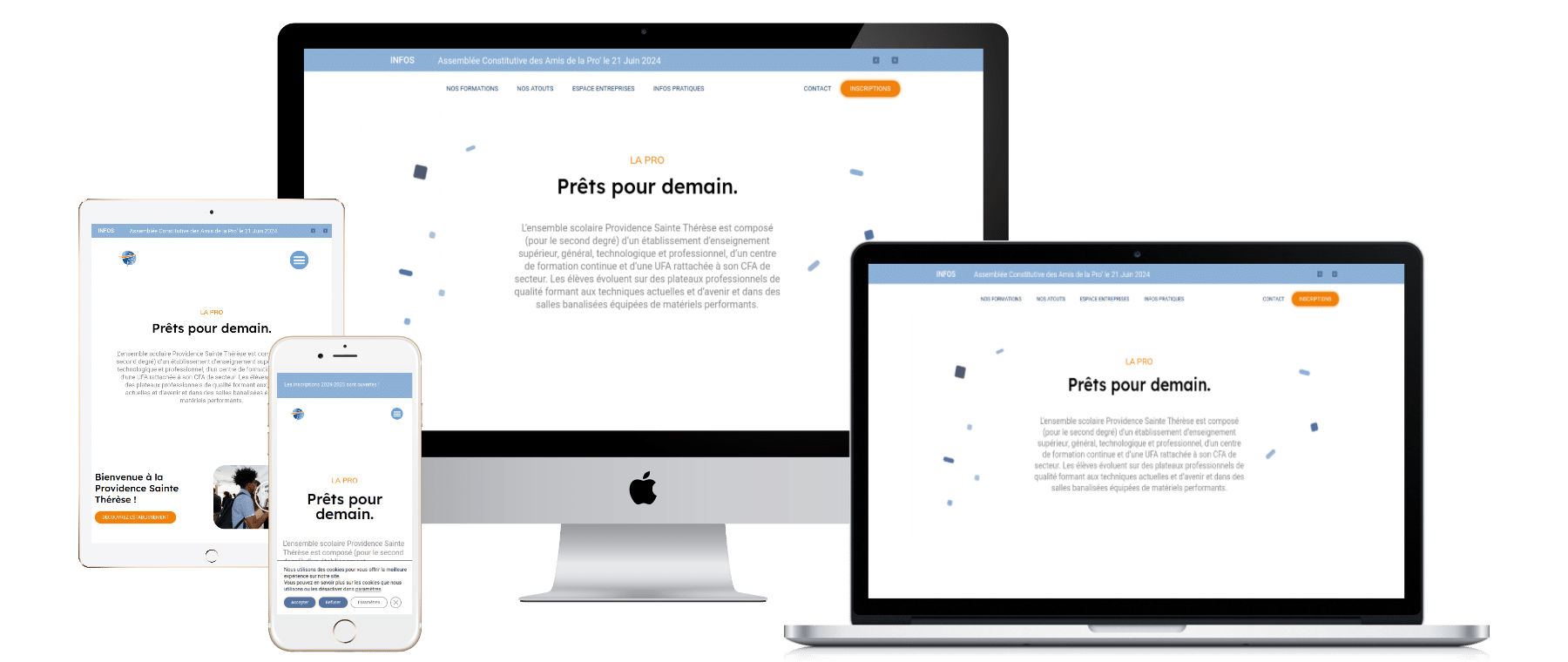 Gestion du site internet